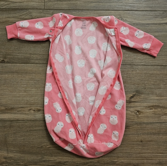 Pink Fleece Carter's Sleepsack 0-9 Months - Picture 2 of 7